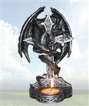 FDD29663 Eternal Flame Dragon Tealight Holder